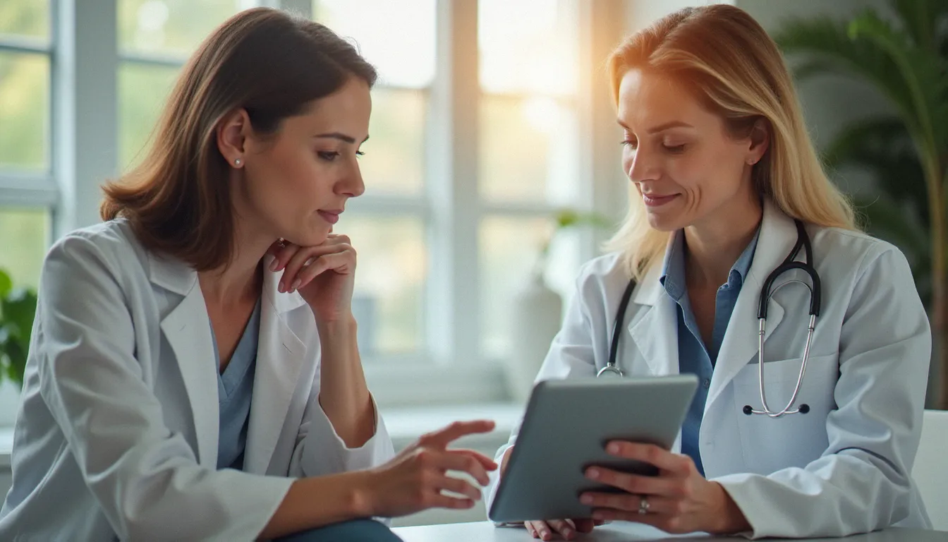 Consultation gynécologique pour un bilan hormonal dans le cadre d'une démarche de biok santé féminine