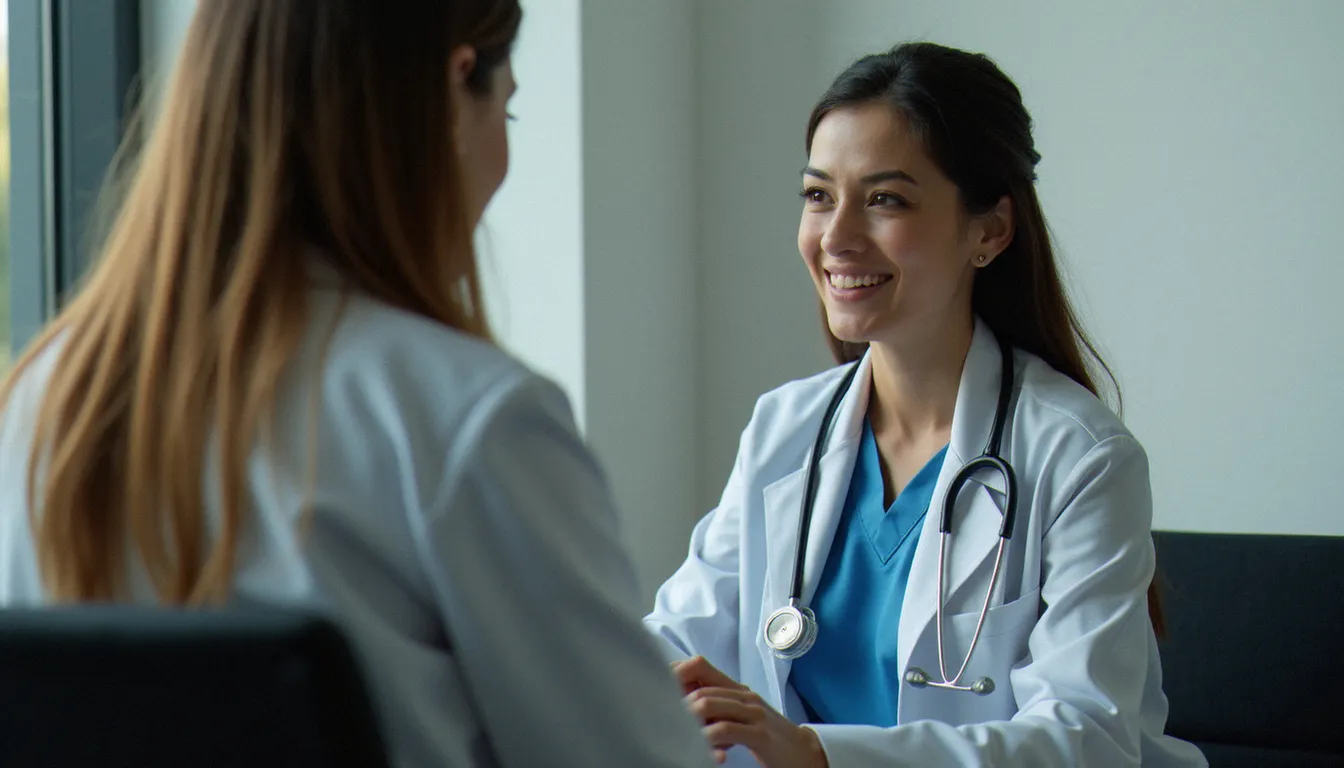 Consultation gynécologique entre une patiente et sa médecin pour aborder l'impact de pathologies comme l'endométriose ou le SOPK sur le comportement érotique