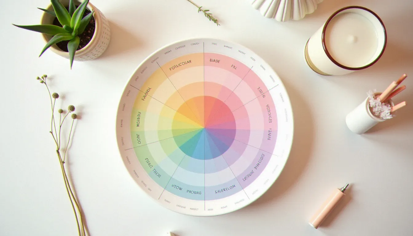 Représentation visuelle du cycle menstruel en quatre phases avec leurs variations hormonales influençant l'excitation sexuelle