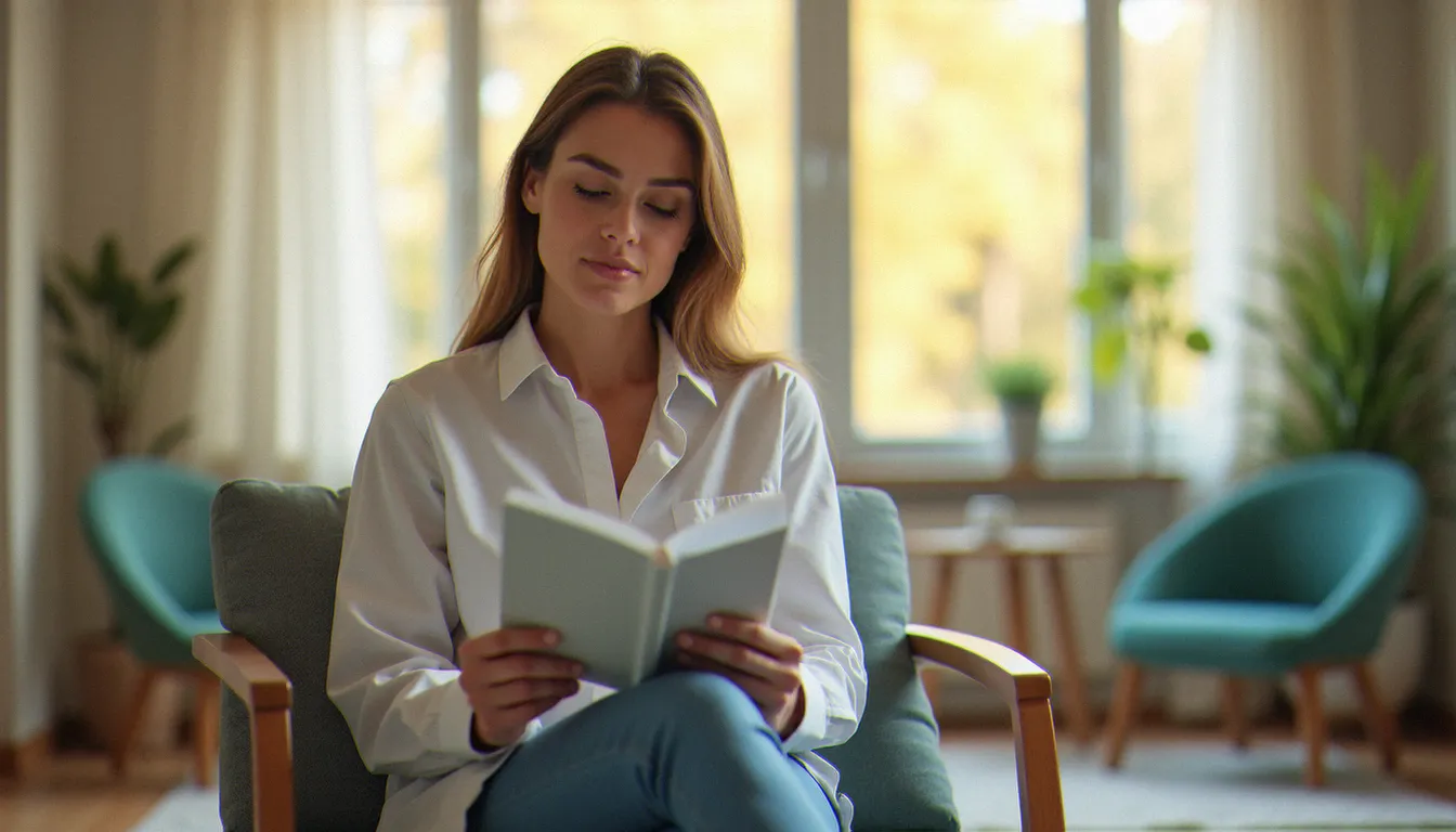 Femme dans une salle d'attente gynécologique moderne, illustrant le recours aux soins spécialisés pour les pathologies de la glande vestibulaire majeure